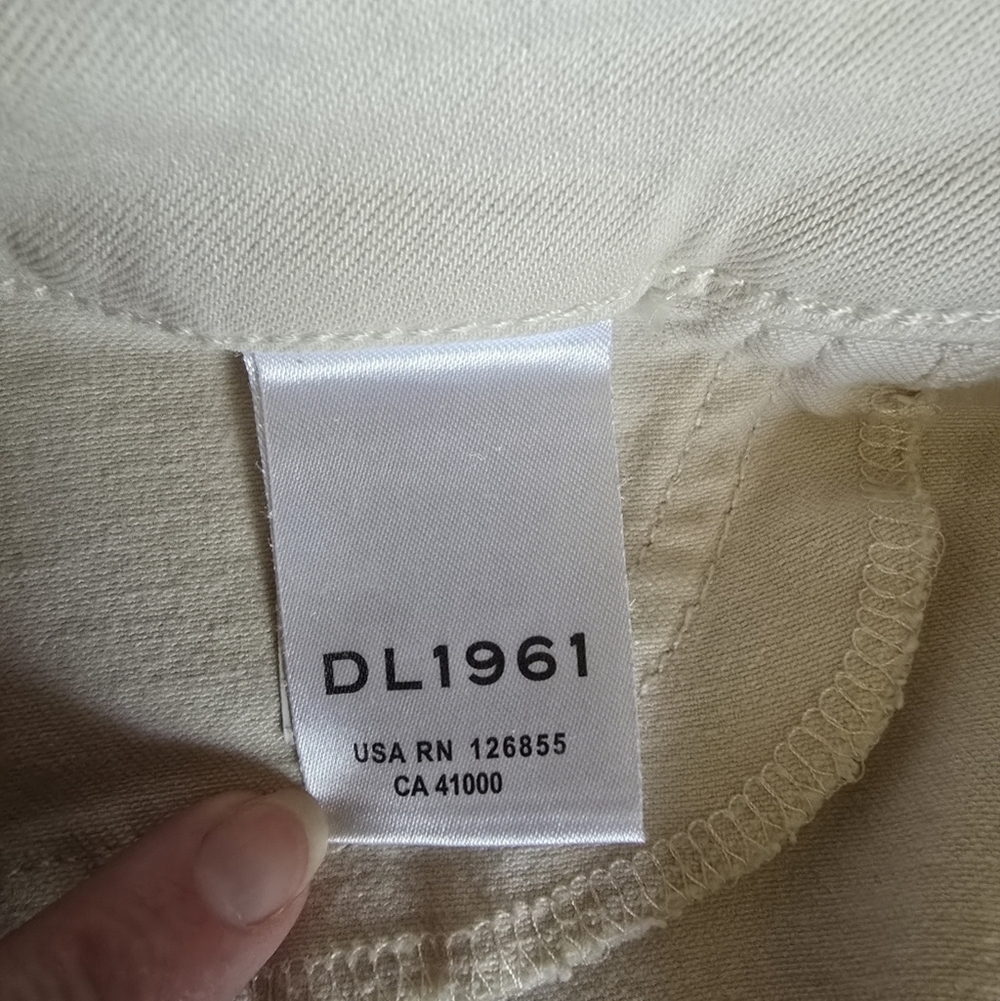 DL1961 Nina High Rise Instasculpt Skinny Ivory size 30 - Picture 13 of 15